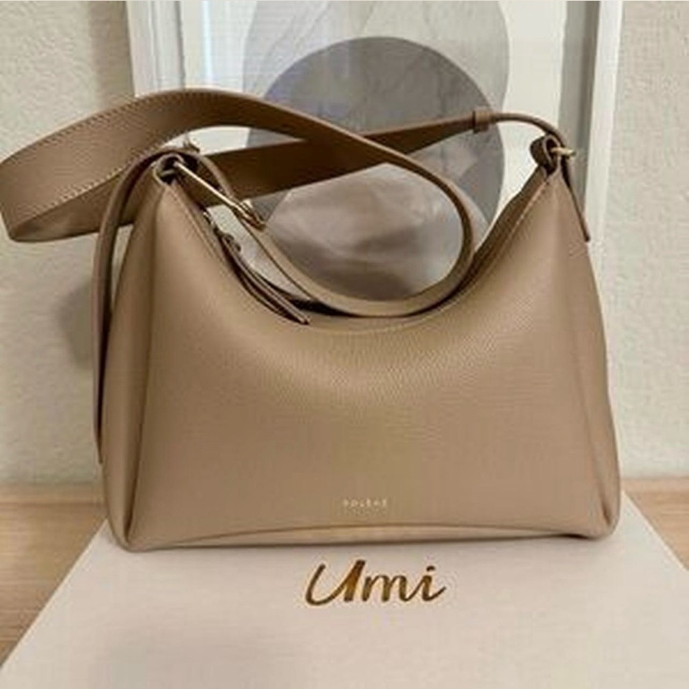 Polene Umi bag - Textured Taupe EUC